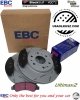 Przednie klocki Ultimax2 + NACINANE tarcze hamulcowe 330mm EBC seria USR Chevrolet Express 1500 2009-2014